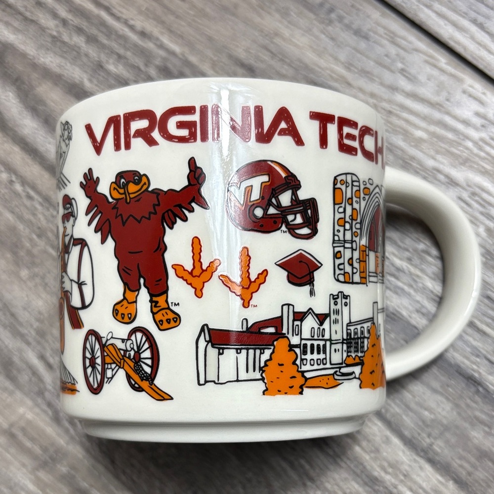 Starbucks Been There Series Brand New Virginia Tech Mug 14oz Campus Cup